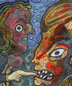 Hecate en Satyr - Lucebert