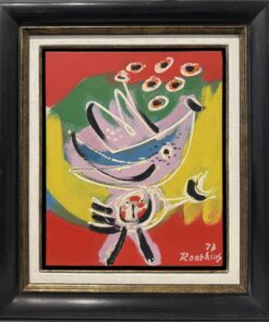 Alternative view of Figure and bird - Anton Rooskens