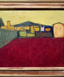 Alternative view of Landschap met rode voorgrond - Wim Oepts